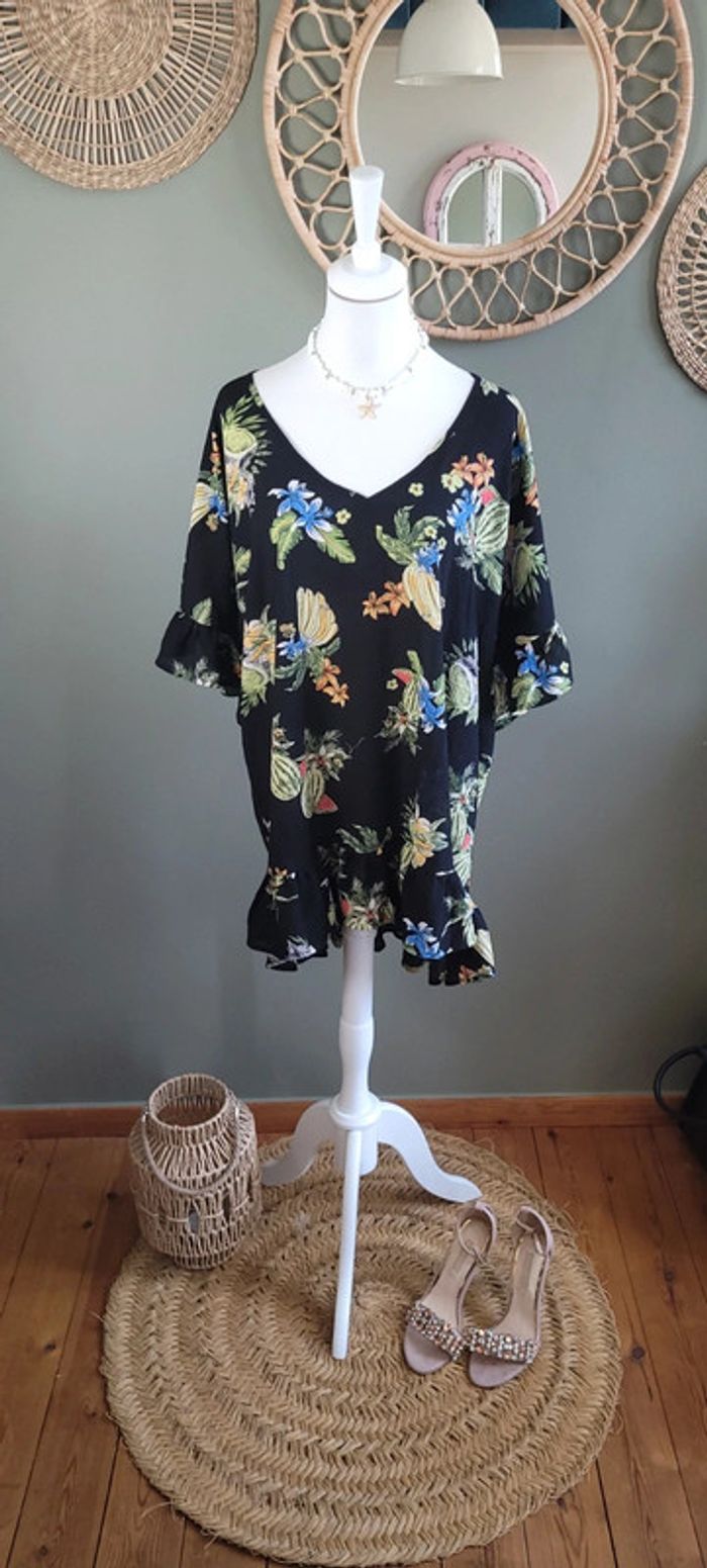 Jolie robe fluide d'été JCL Taille S/M