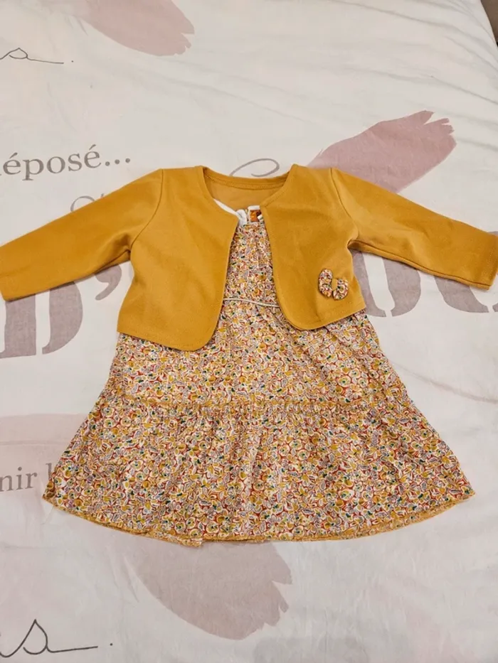 Robe et gilet 12 mois, P'tit Môme