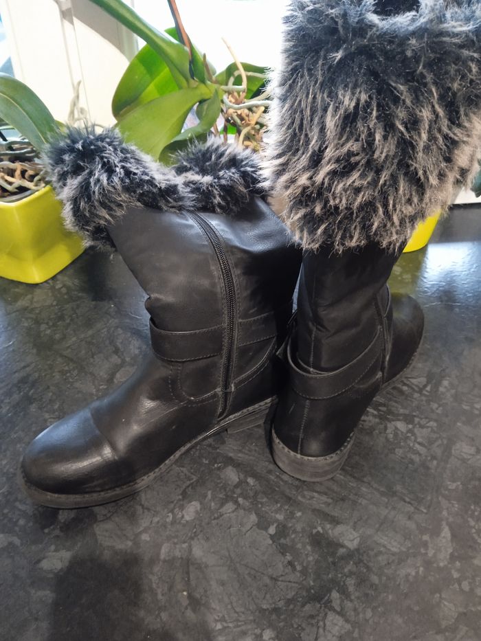 Bottes fourrées fille taille 37 - photo numéro 7