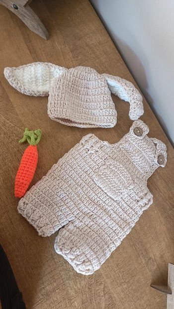 Ensemble lapin de Pâques 3 mois