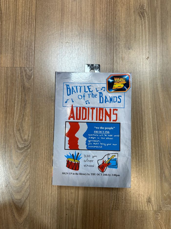 Figurine NECA - Retour vers le Futur - Marty McFly 1985 Audition - Ultimate - 18 cm - photo numéro 2