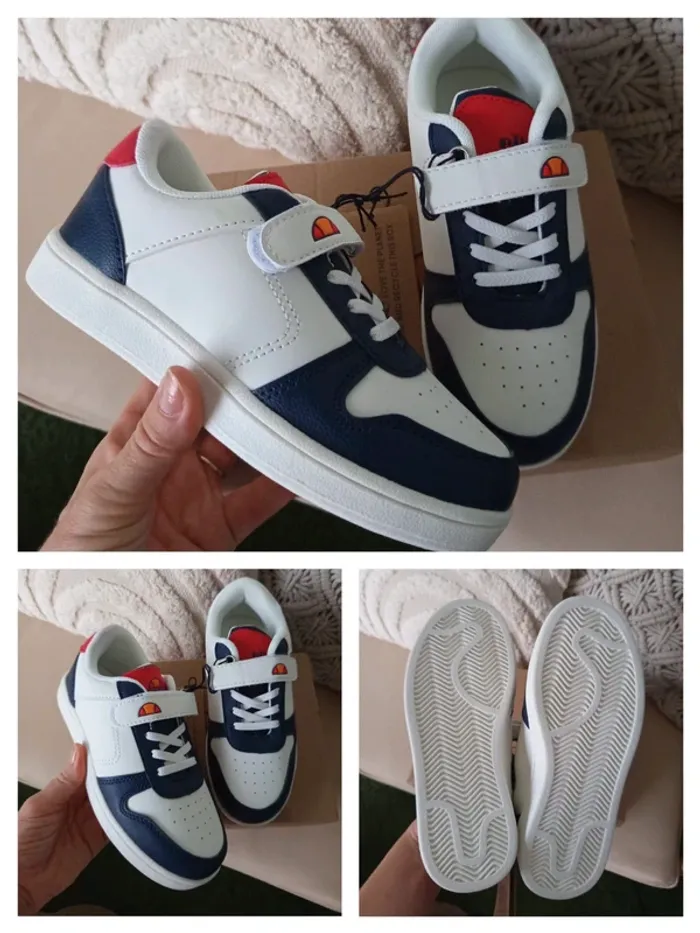 Paire de baskets / sneakers à scratch Ellesse pointure 34 neuves avec étiquettes