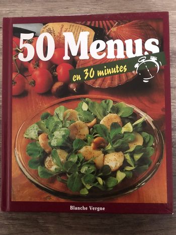 Livre 50 menus en 30 minutes