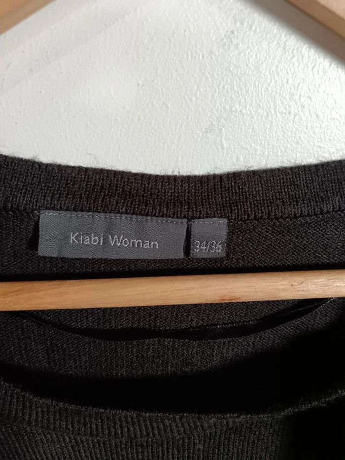 C20 blouse noir kiabi 34/36 - photo numéro 3