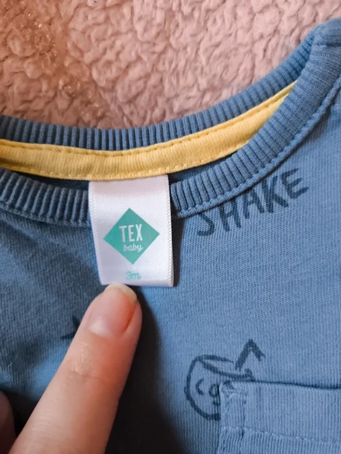 T-shirt manches longues tex baby - photo numéro 2