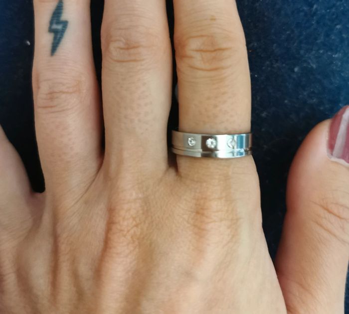 Bague a strass taille 60