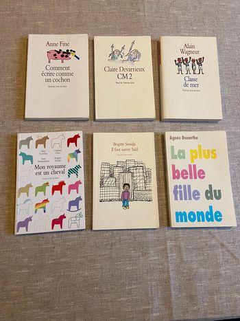 Lot de 6 romans jeunesse éditions École des Loisirs