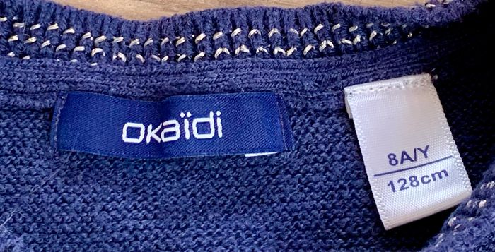 Gilet bleu marine « Okaidi » - photo numéro 3