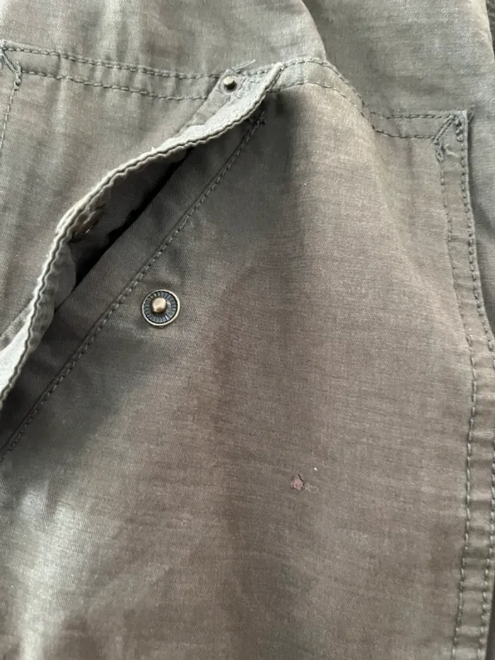 Veste longue kaki Bonobo - photo numéro 5