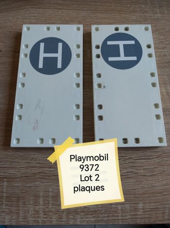 Playmobil 9372 lot 2 plaques