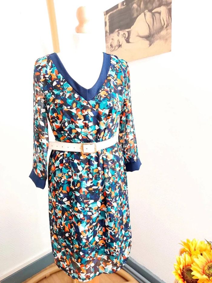 Robe taille 40 imprimé Tisaia - photo numéro 2