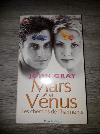 livre mars et vénus les chemins de l'harmonie neuf