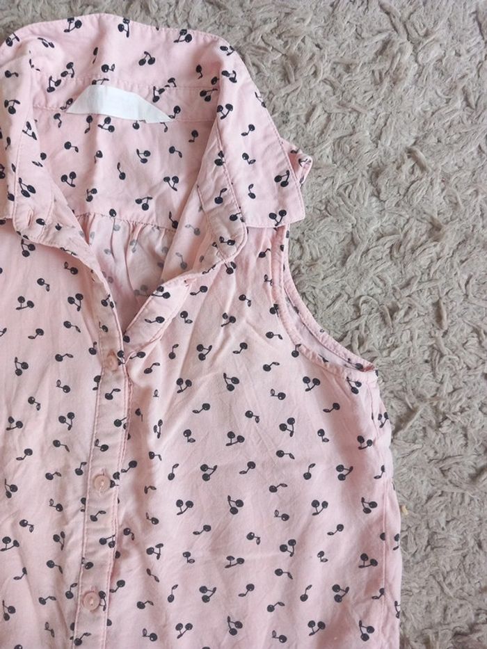 😷chemise tunique coton 7ans H&M - photo numéro 2