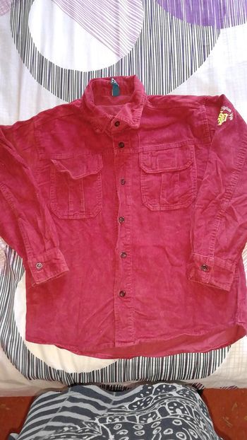 Chemise velours 8 ans