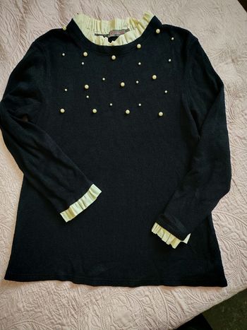 Pull avec perles