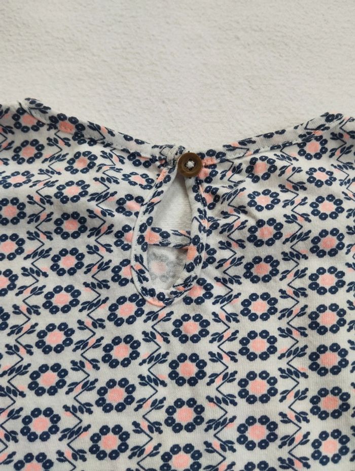 T-shirt manches courtes fille 36 mois Creeks motifs géométriques - photo numéro 5