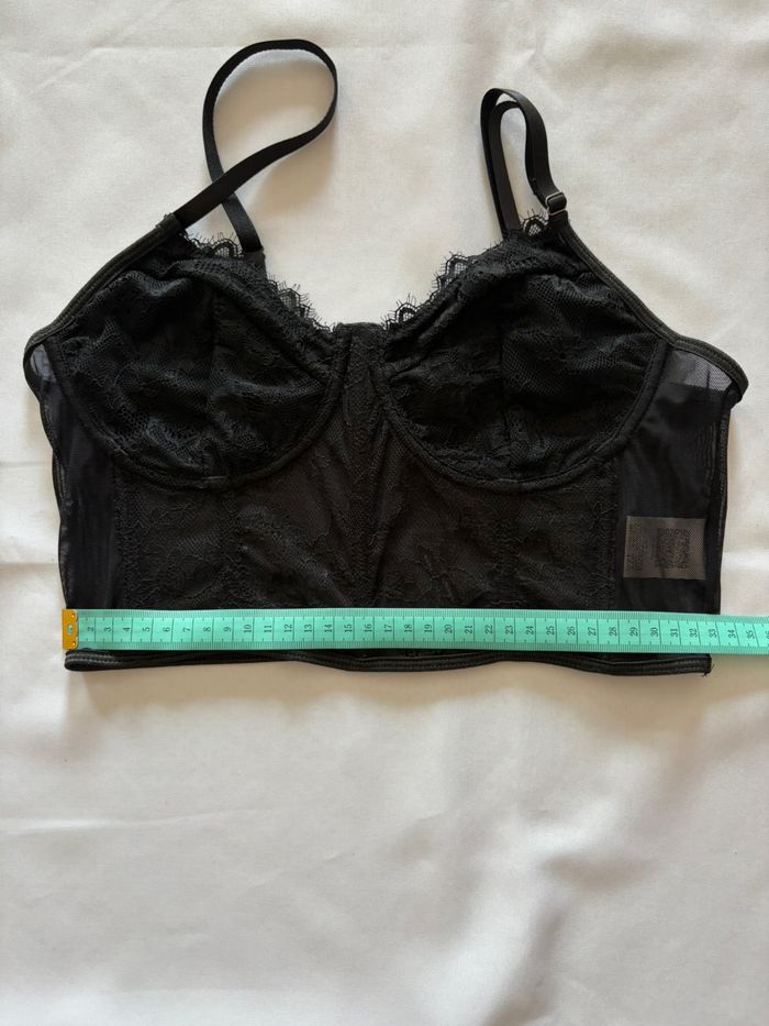 Top à bretelle noir en dentelle - Shein - M/38 - photo numéro 7