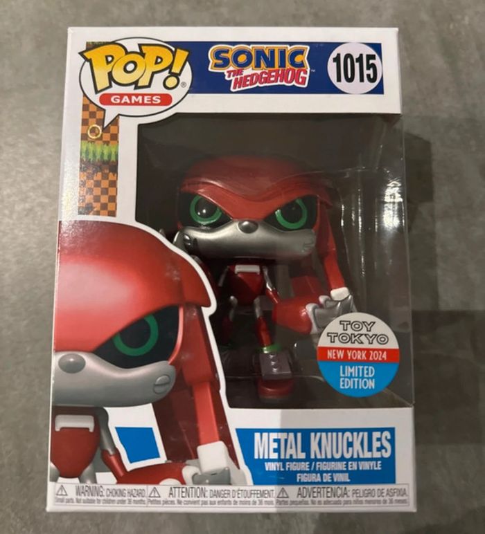 Figurine Funko Pop Sonic The Hedgehog 1015 Metal Knuckles