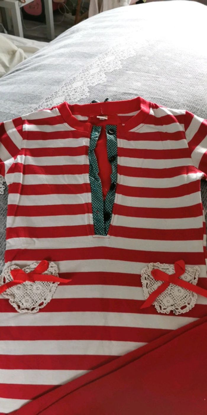 Robe ou tunique avec leeging