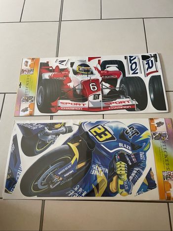 Stickers moto et formule 1