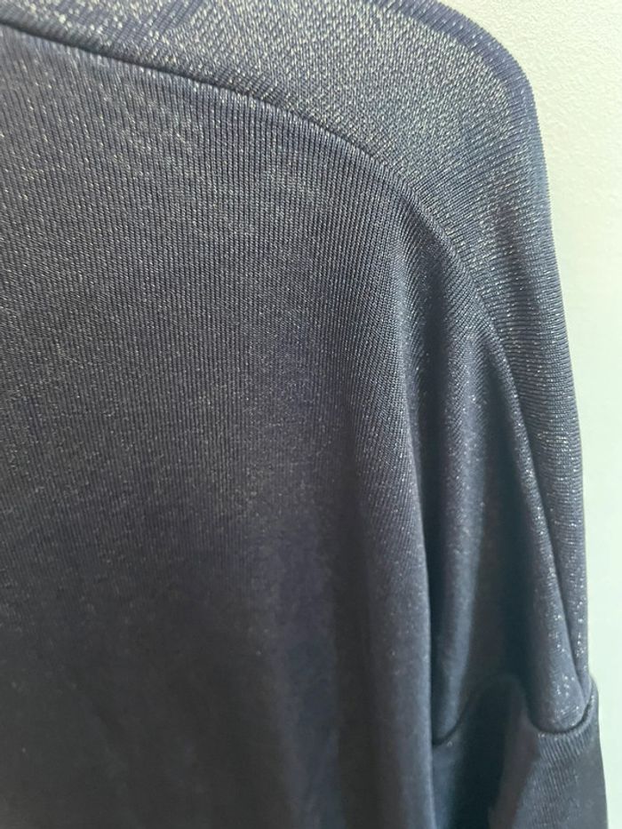 Teeshirt manches longue bleu nuit - photo numéro 3