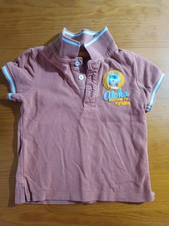 Polo manches courtes Kiabi 18 mois