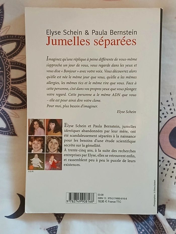 Livre Jumelles séparées - photo numéro 2