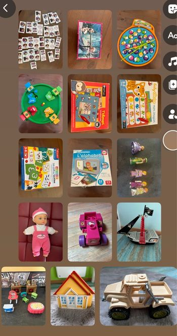 Lot de 15 jeux enfants 