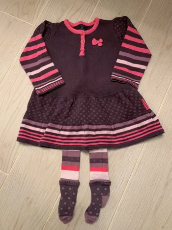 Ensemble robe hiver fille 12m Terre de marins