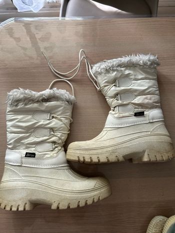 Bottes de neige blanche t38/39