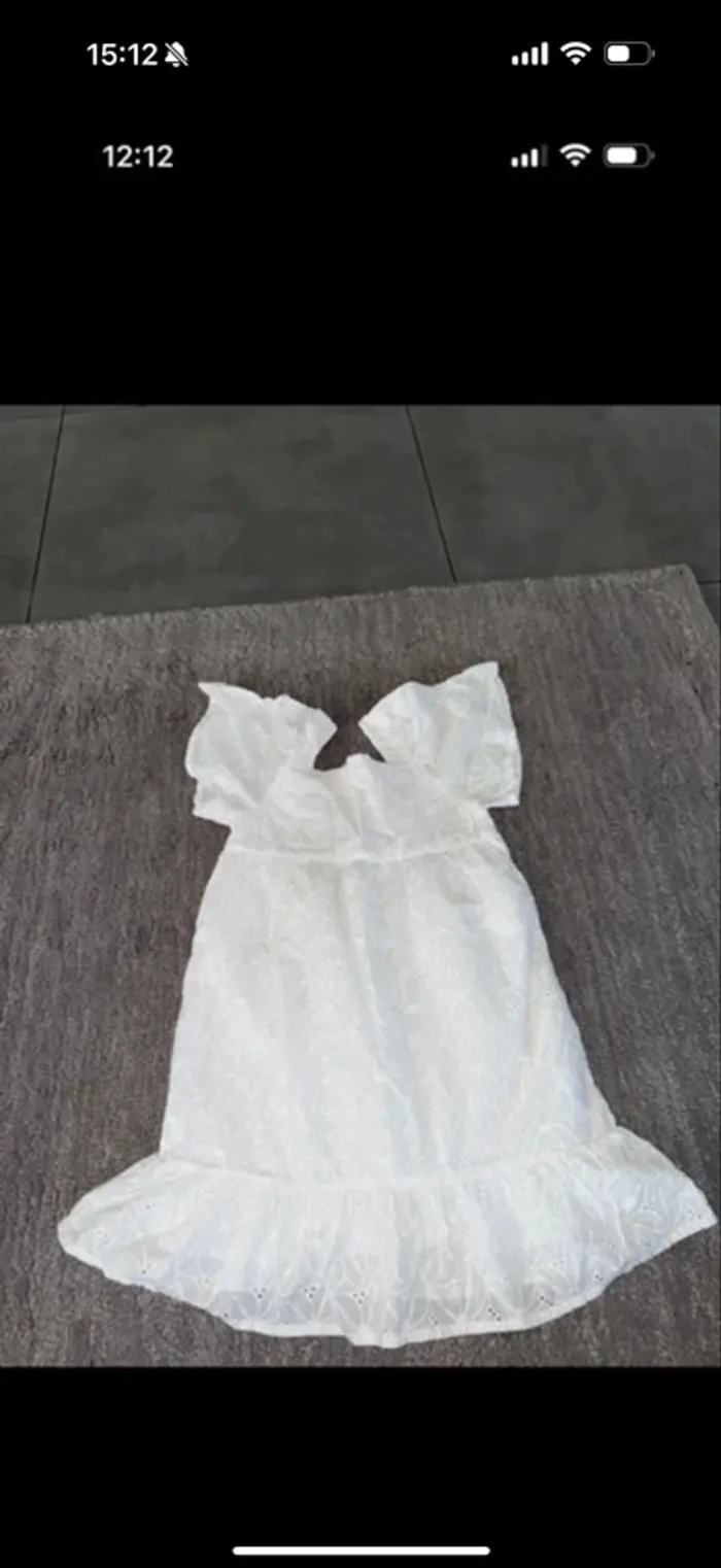 Robe blanche filles 122 primark - photo numéro 2