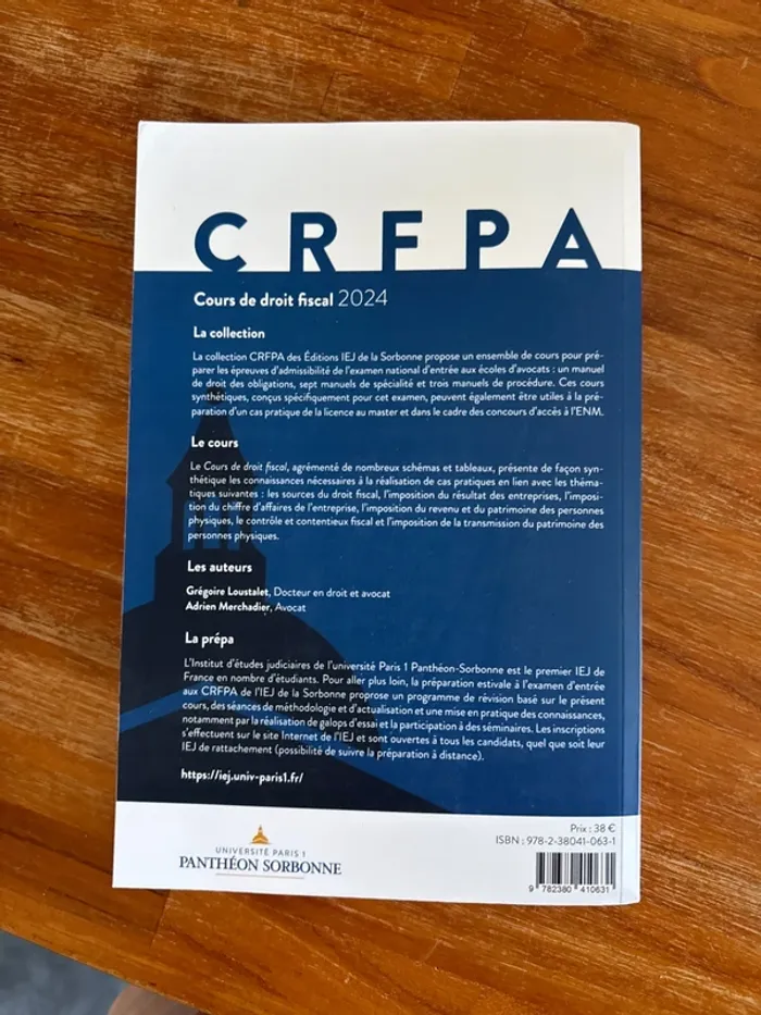 Livre cours de droit fiscal, 2024 - photo numéro 4