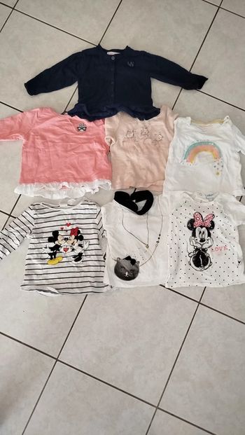 Lot teeshirt manches longues