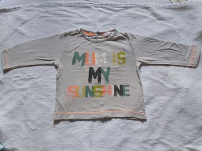 Tshirt manche longue 12 mois