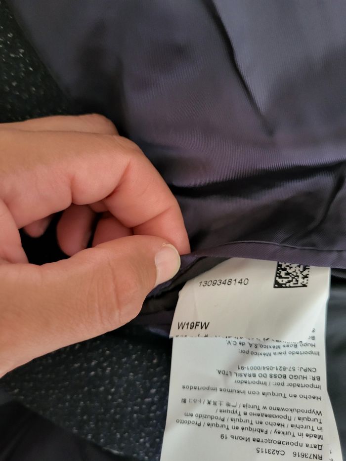 Manteau Homme BOSS Hugo Boss - Élégance Hivernale Tissée - Taille FR 48 - photo numéro 8