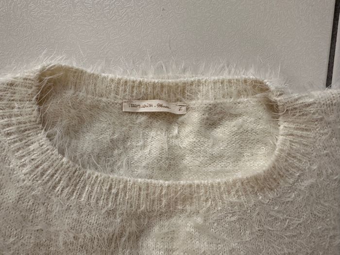 Pull en peluche blanc cassé taille 44 teddy smith en très bon état - photo numéro 10