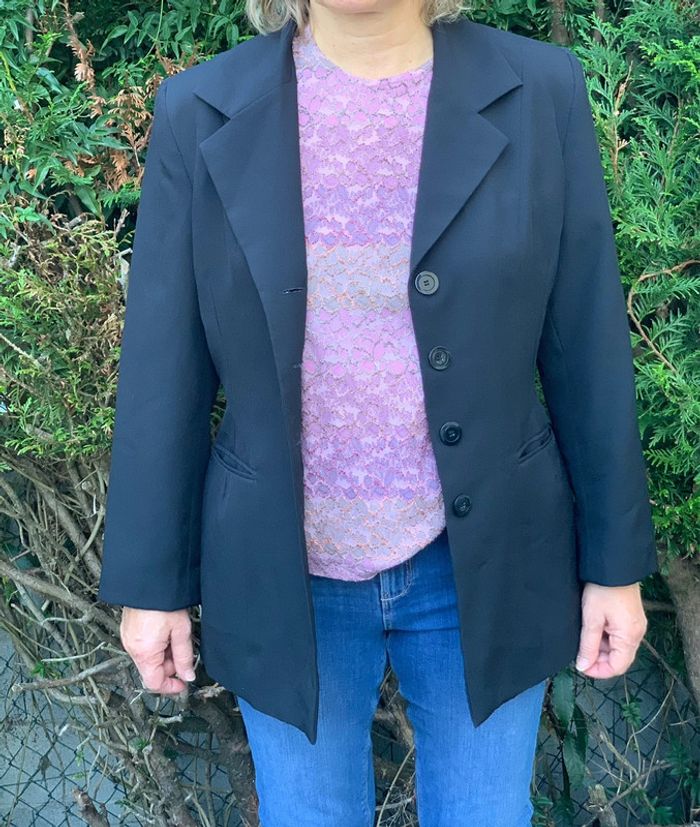 Veste noire femme Jennifer 40 (102) - photo numéro 2