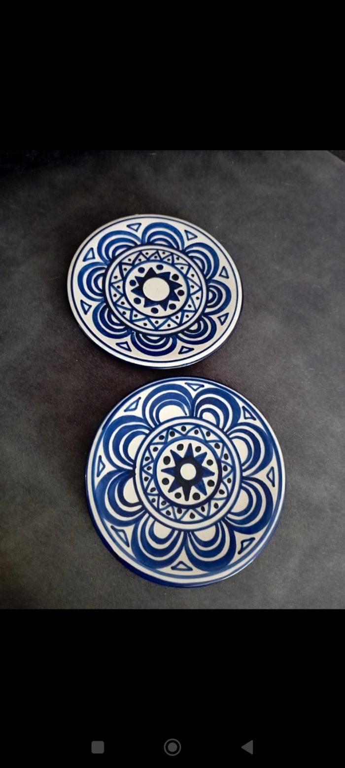 Tasses bleues - photo numéro 2