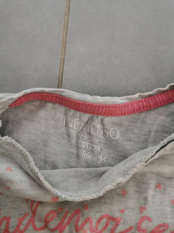 Tee-shirt manche longue 86cm intextenso - photo numéro 2