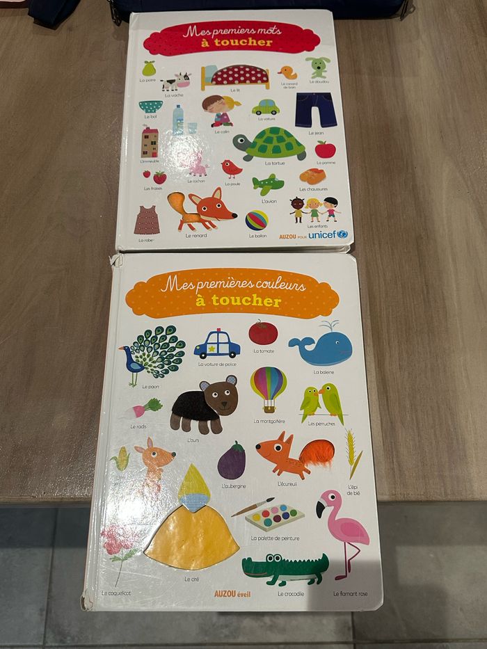 Grand Livre à toucher mes premières couleurs et mes premiers mots