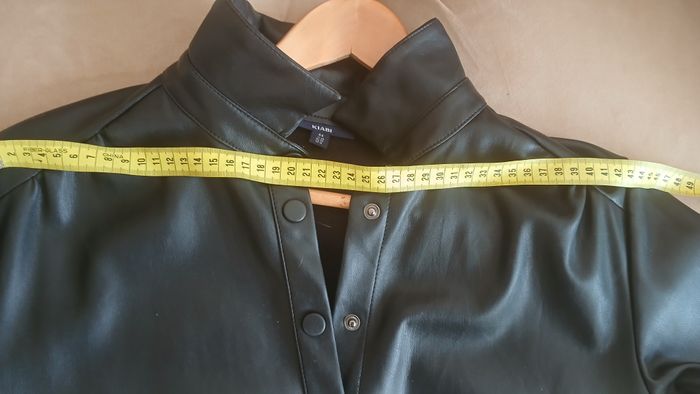 robe simili cuir  noire - photo numéro 6
