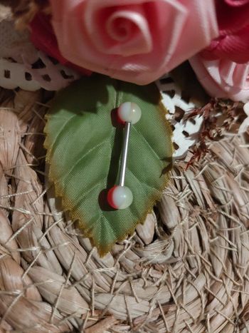 🪴Piercing langue tricolore🪴