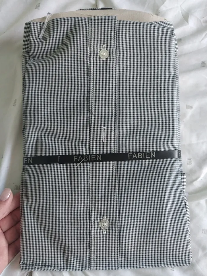 Chemise homme carreaux écossais Fabien neuve chic dandy - photo numéro 2