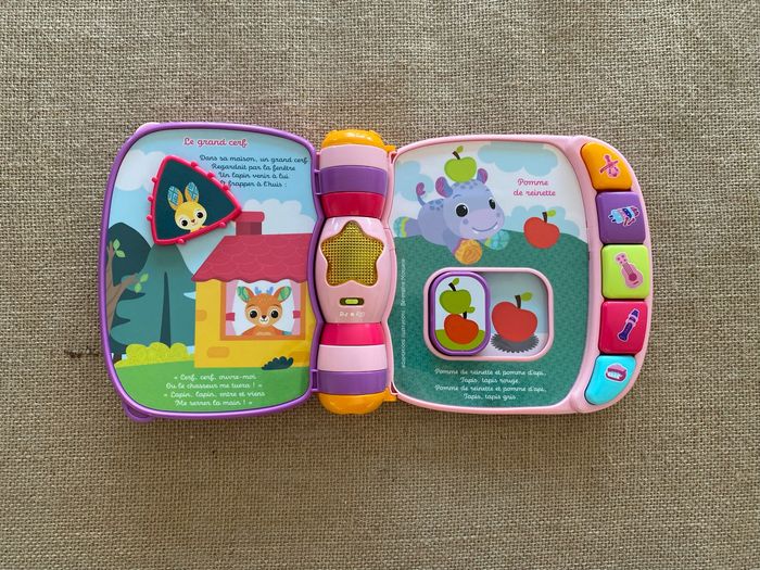 Super livre enchanté des Baby loulous rose Vtech - photo numéro 4