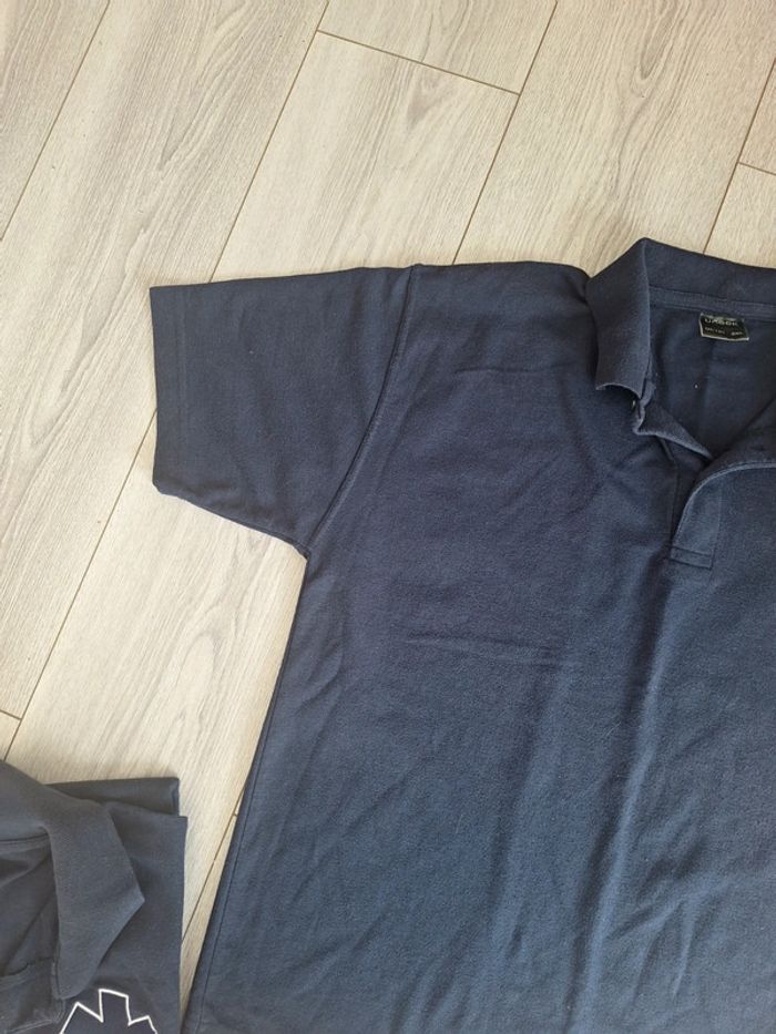 2 polos bleu marine ambulancier taille 2 XL - photo numéro 5