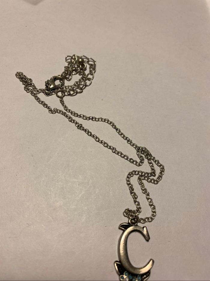 Collier initiale C - photo numéro 4