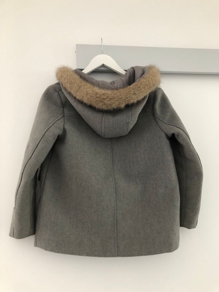 Manteau fille 12 ans gris kiabi parka caban hiver - photo numéro 3