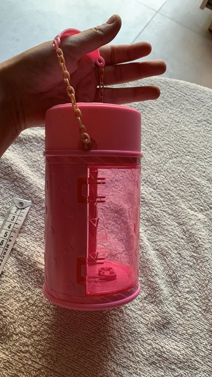 Lot poupée LOL sac rigide rose avec petit tonneau et biberon - photo numéro 7