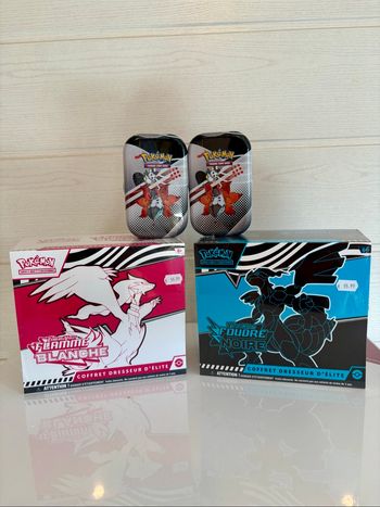 Lot ETB et Tin Pokémon 10.5