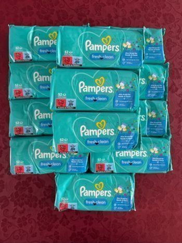 Lingettes Pampers Fresh Clean